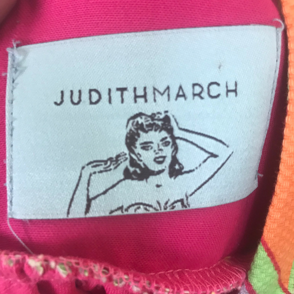 Judith March Pink Multicolored  Strap Backed Dress - Picture 7 of 7